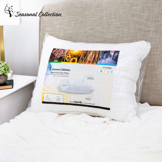 SensorPEDIC All Seasons Reversible Fiber Bed Pillow, , alternate image number null