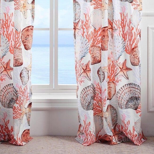 Beach Days Window Curtain Panel Pair, , alternate image number 2