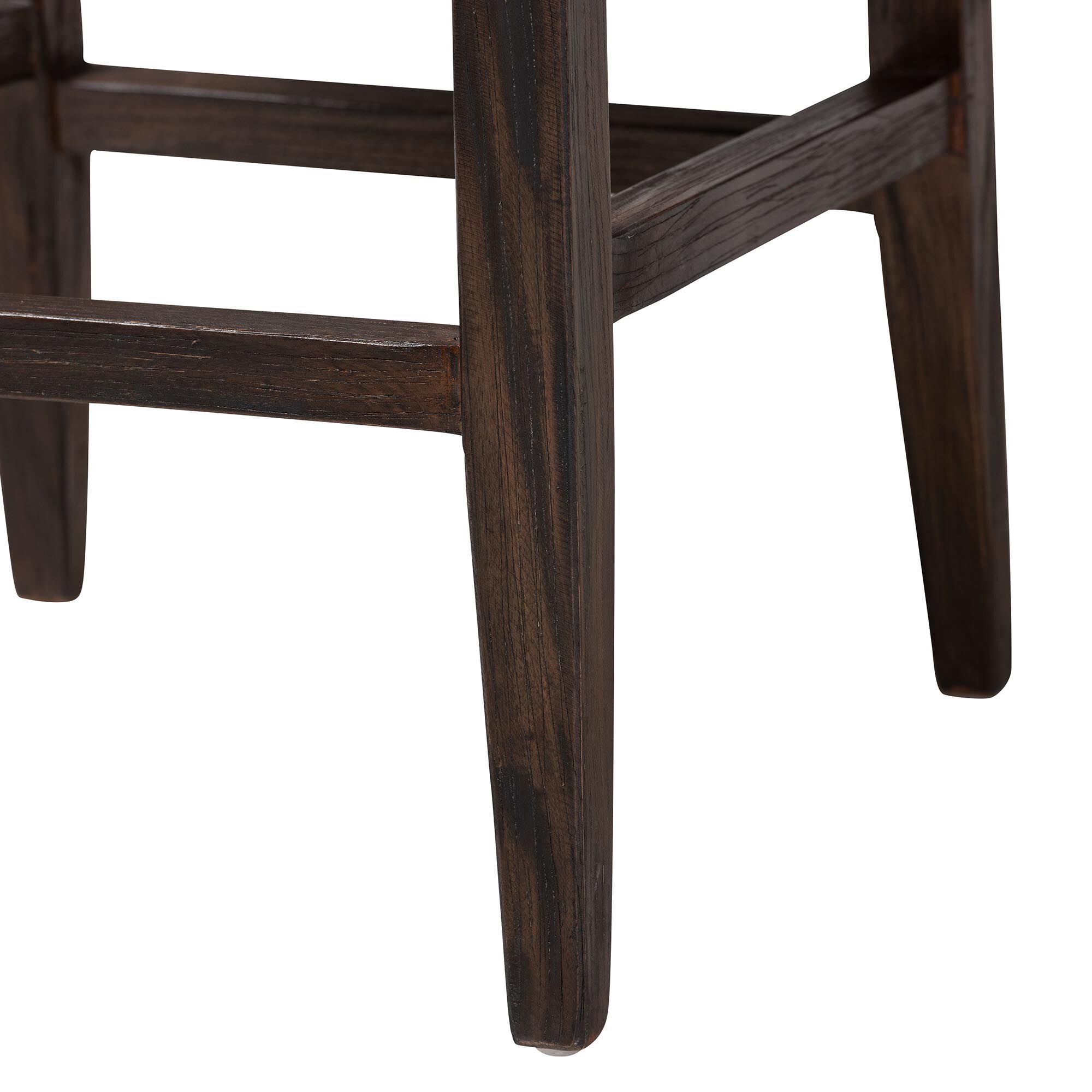 Fatima Natural Rattan Counter Stool with Cushion, GREY, alternate image number 6