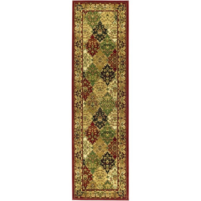 Lyndhurst 221 Multi / Red 2'-3 inches X 10' Runner Rug, MULTI RED, hi-res image number 0