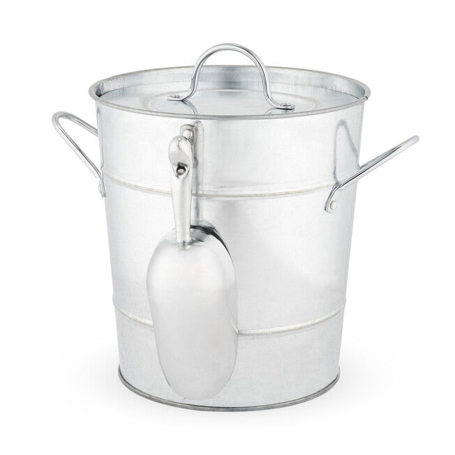 Galvanized Metal Ice Bucket, , alternate image number null