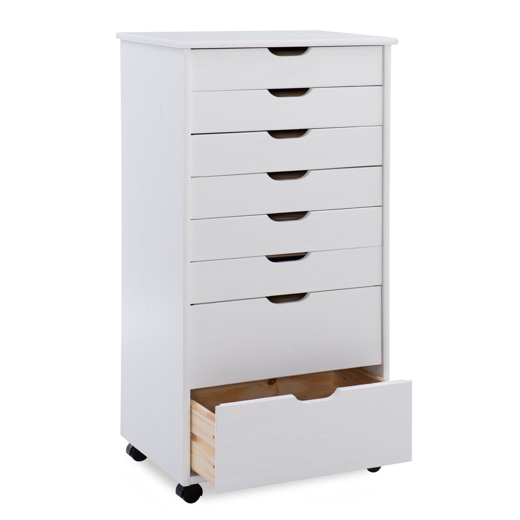 Croghan Eight Drawer Rolling Storage Cart, , alternate image number 7