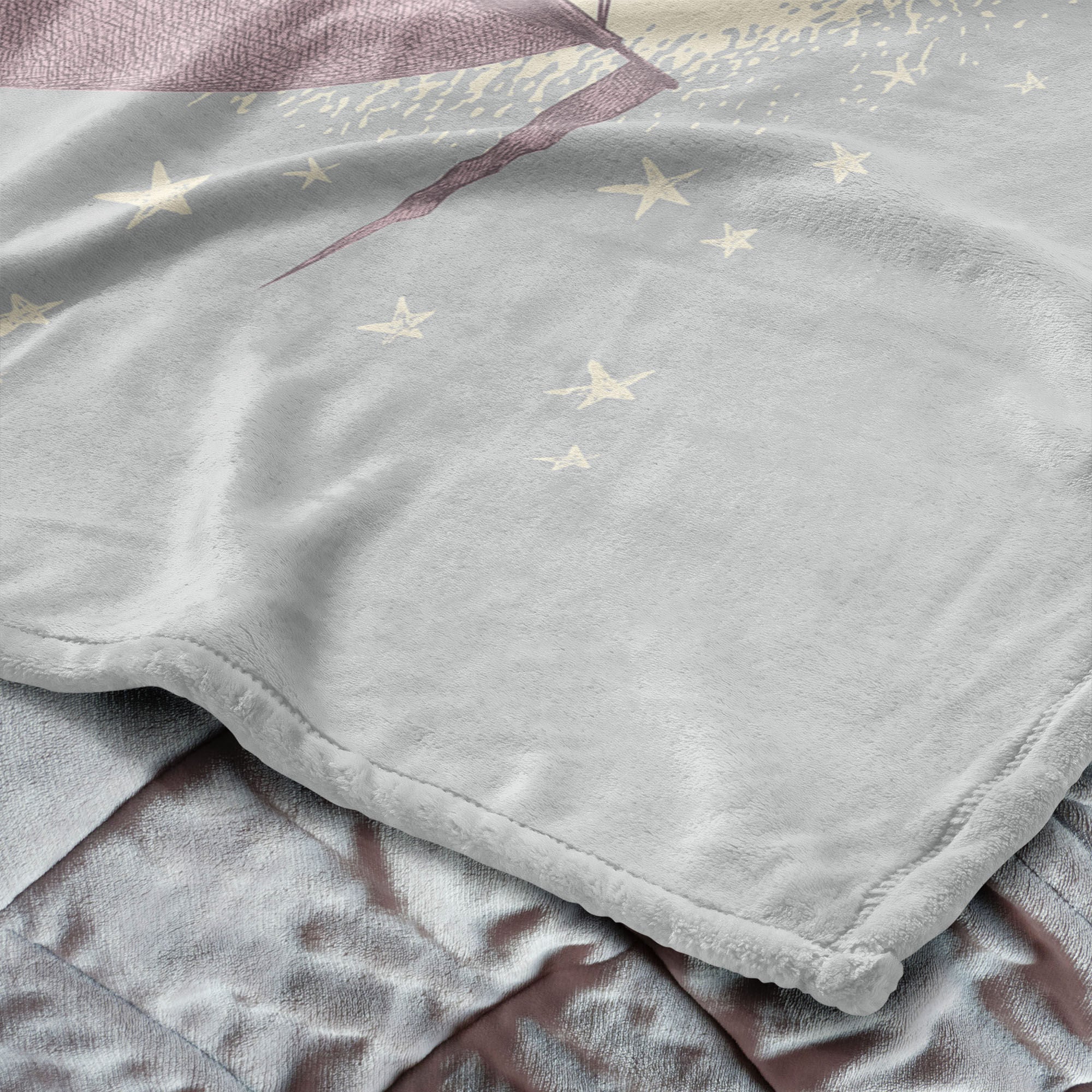 Warner Bros. Where the Wild Things Are He Sailed Silk Touch Throw Blanket 50x60 Inches, GRAY, alternate image number 4