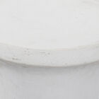 White Fiber Clay Contemporary Stool, , alternate image number null