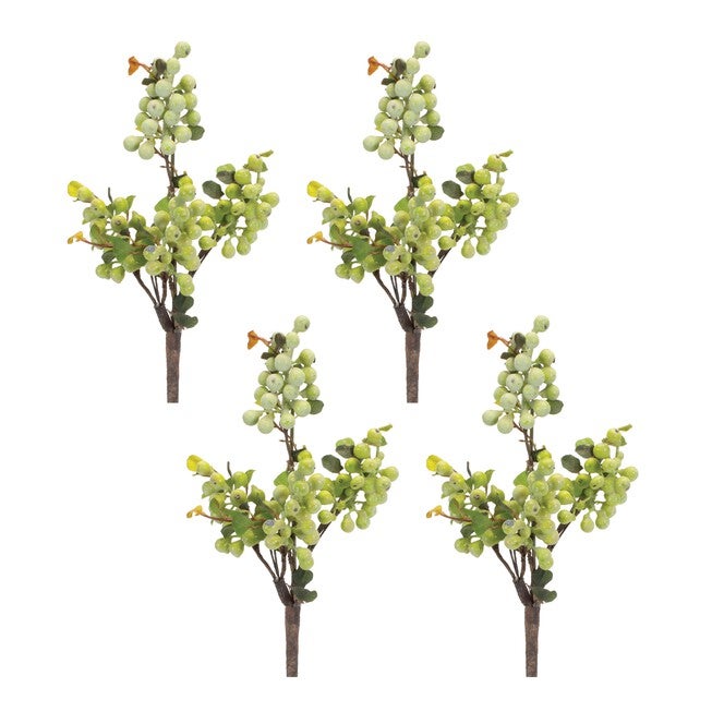 Green Berry Foliage Spray (Set of 6), GREEN, alternate image number 2