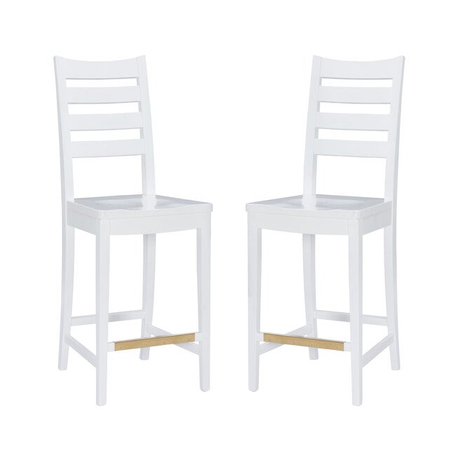 Flynn Counter Stool White Set of 2, , alternate image number null