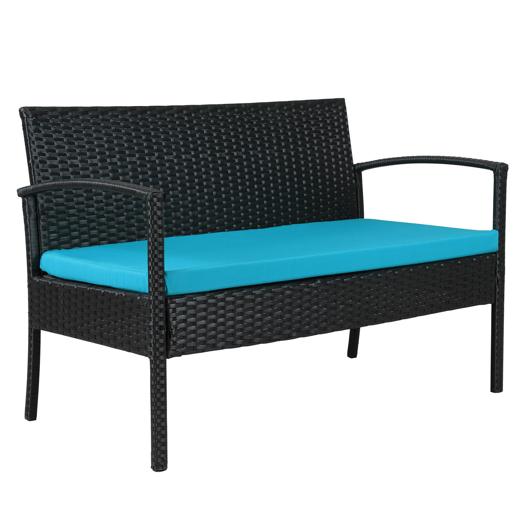 Saint Birch Savannah 4 Piece Rattan Sofa Seating Group With Cushions Seating, , alternate image number 10