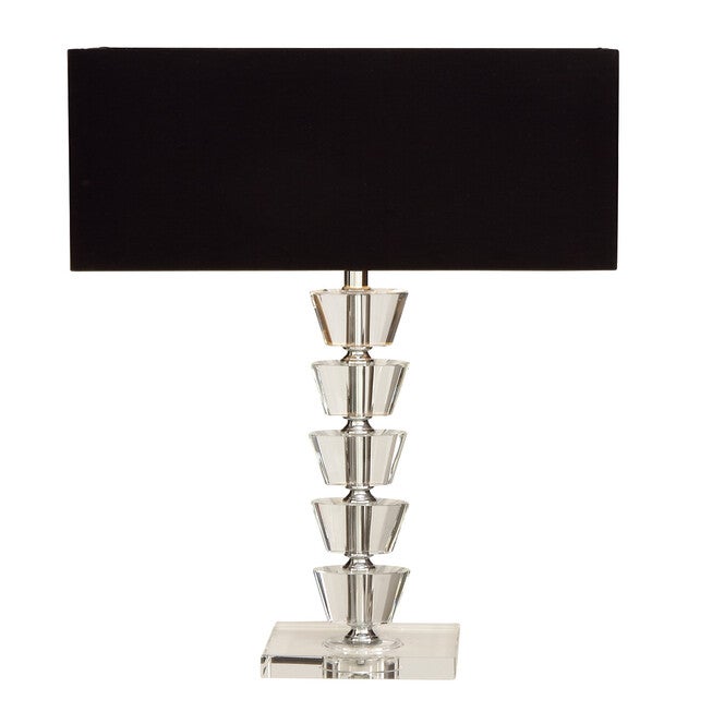 Silver Metal Glam Table Lamp, SILVER, hi-res image number null