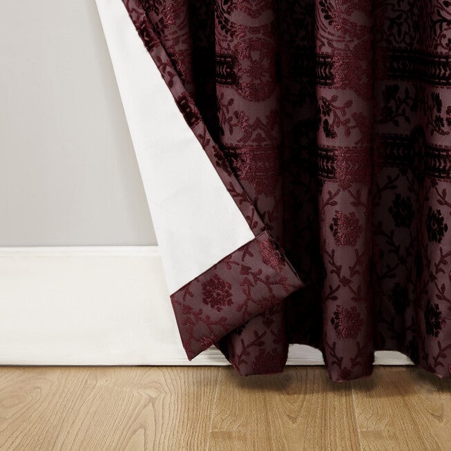 Ellyn Bonded Velvet Blackout Grommet Panel, , alternate image number null