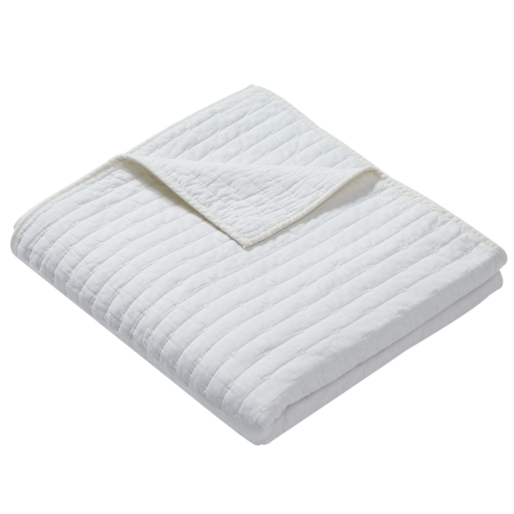 Monterrey Solid Textured Quilted Throw Blanket, Coral, , on-hover image number 1