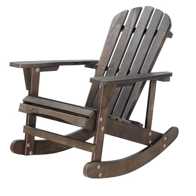 Adirondack Wooden Rocking Chair, , alternate image number 3