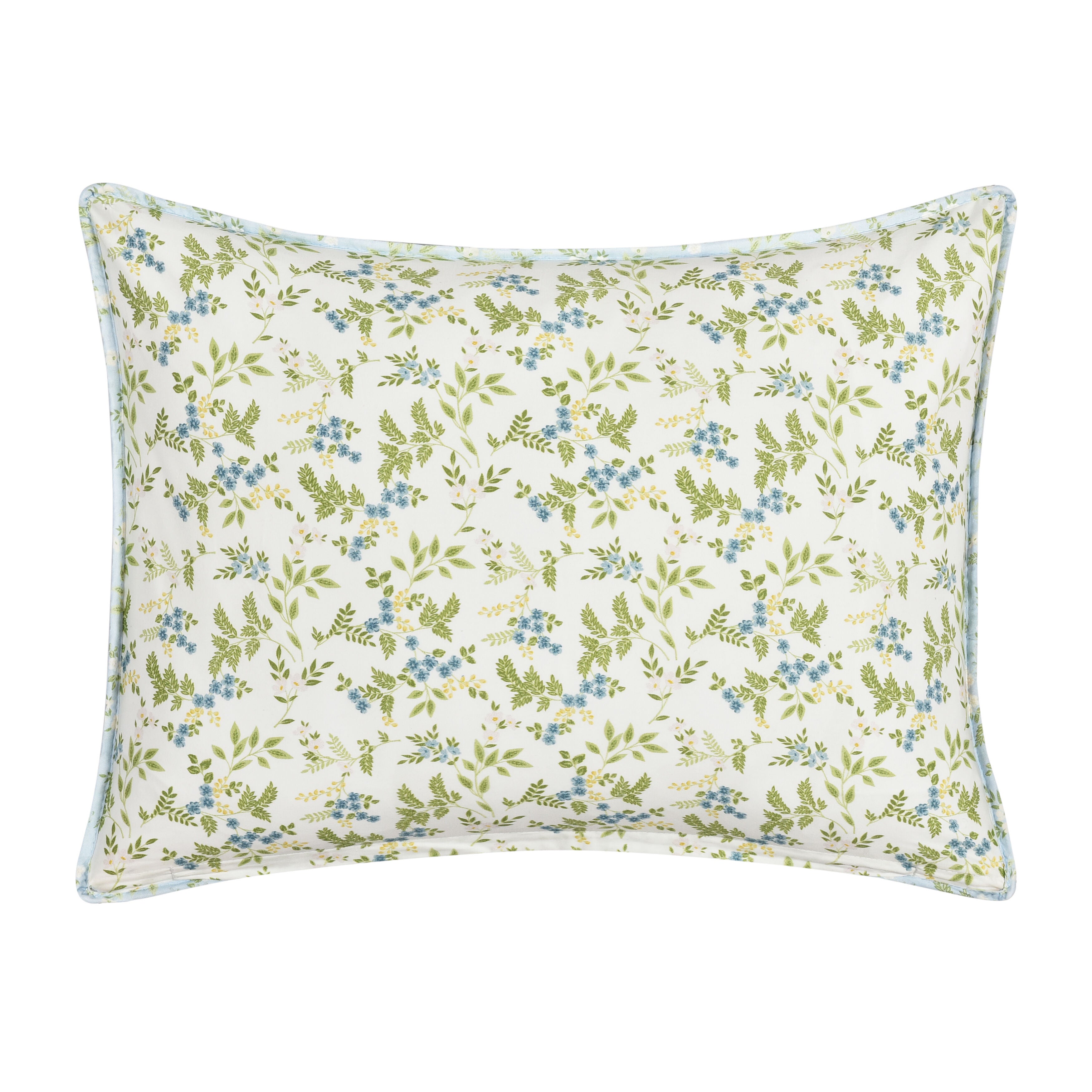 KARALENA STANDARD QUILTED SHAM, BLUE, on-hover image number 1