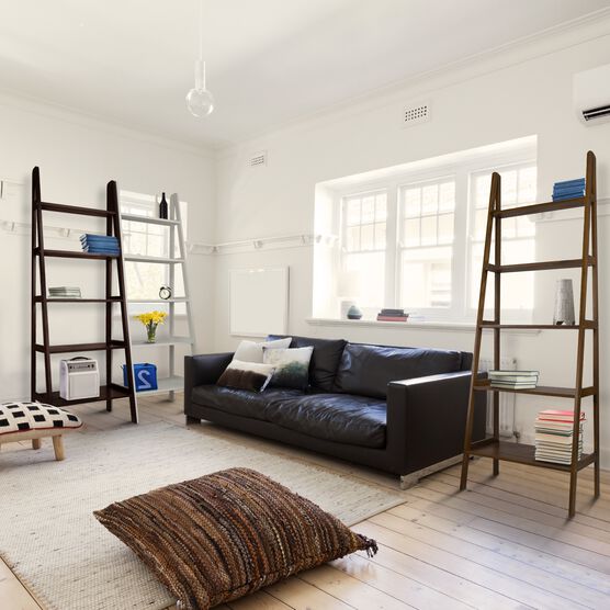 5-Shelf Ladder Bookcase-Espresso, , alternate image number null
