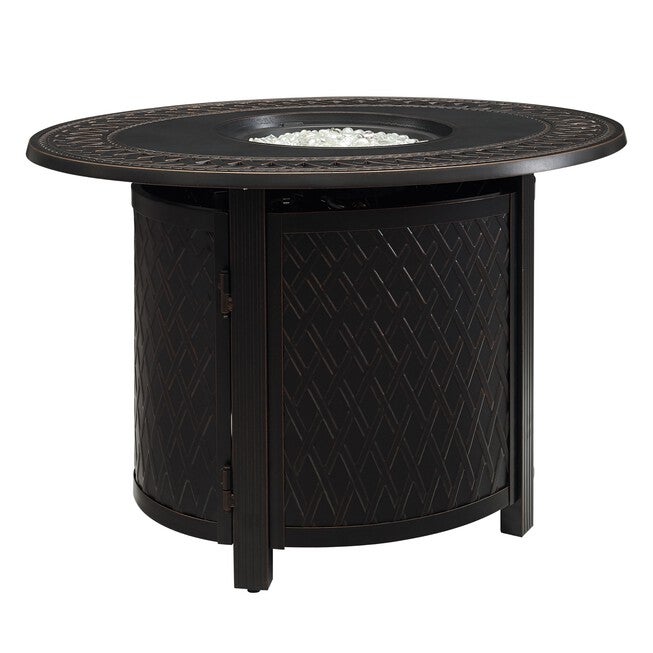 James Aluminum Oval LPG/NG Fire Pit, , alternate image number 4