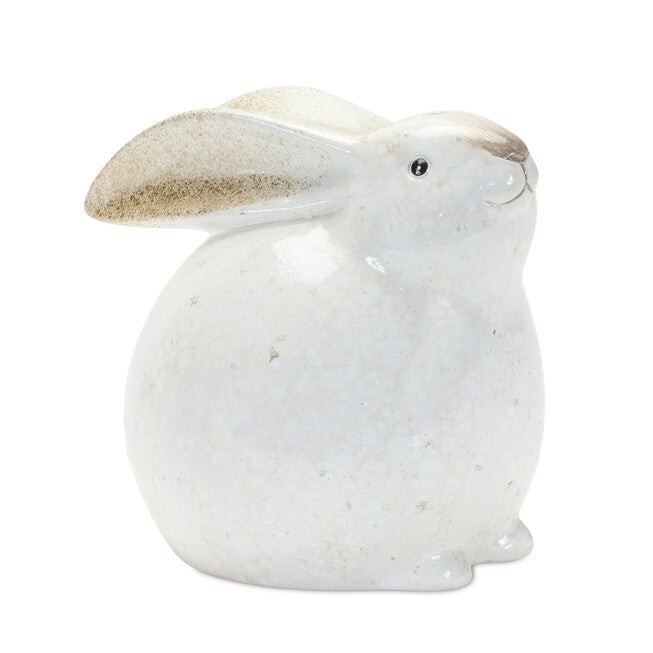 Bunny (Set of 4) 5.5 inchesH, 6 inchesH Terra Cotta, WHITE/BROWN, alternate image number null