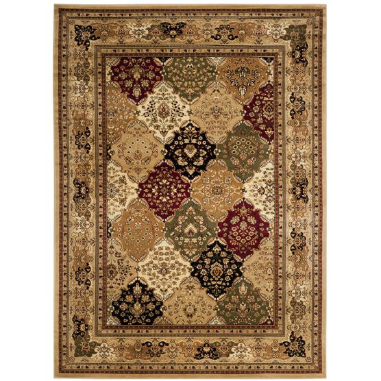 Lyndhurst 221 Multi / Beige 8' X 11' Large Rectangle Rug, MULTI BEIGE, hi-res image number null