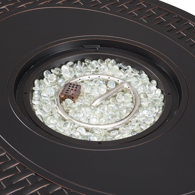 Davis Aluminum Oval LPG/NG Fire Pit, , alternate image number null