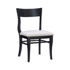 Chandler Side Chair Black Set of 2, BLACK, hi-res image number 0