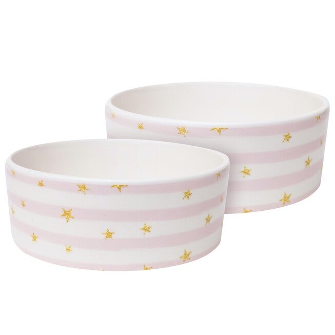 Set Of Two Izzie Medium Pet Dog Bowls, ASSORTED, hi-res image number null