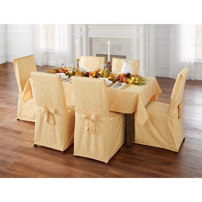 Damask 60 inches x 84 inches Tablecloth, , alternate image number null