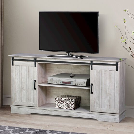 Finley 56-inch TV Stand with 2 Barn Doors, , on-hover image number null