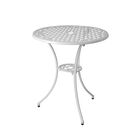 Palisade Aluminum 3-piece Bistro Set in White, , alternate image number null