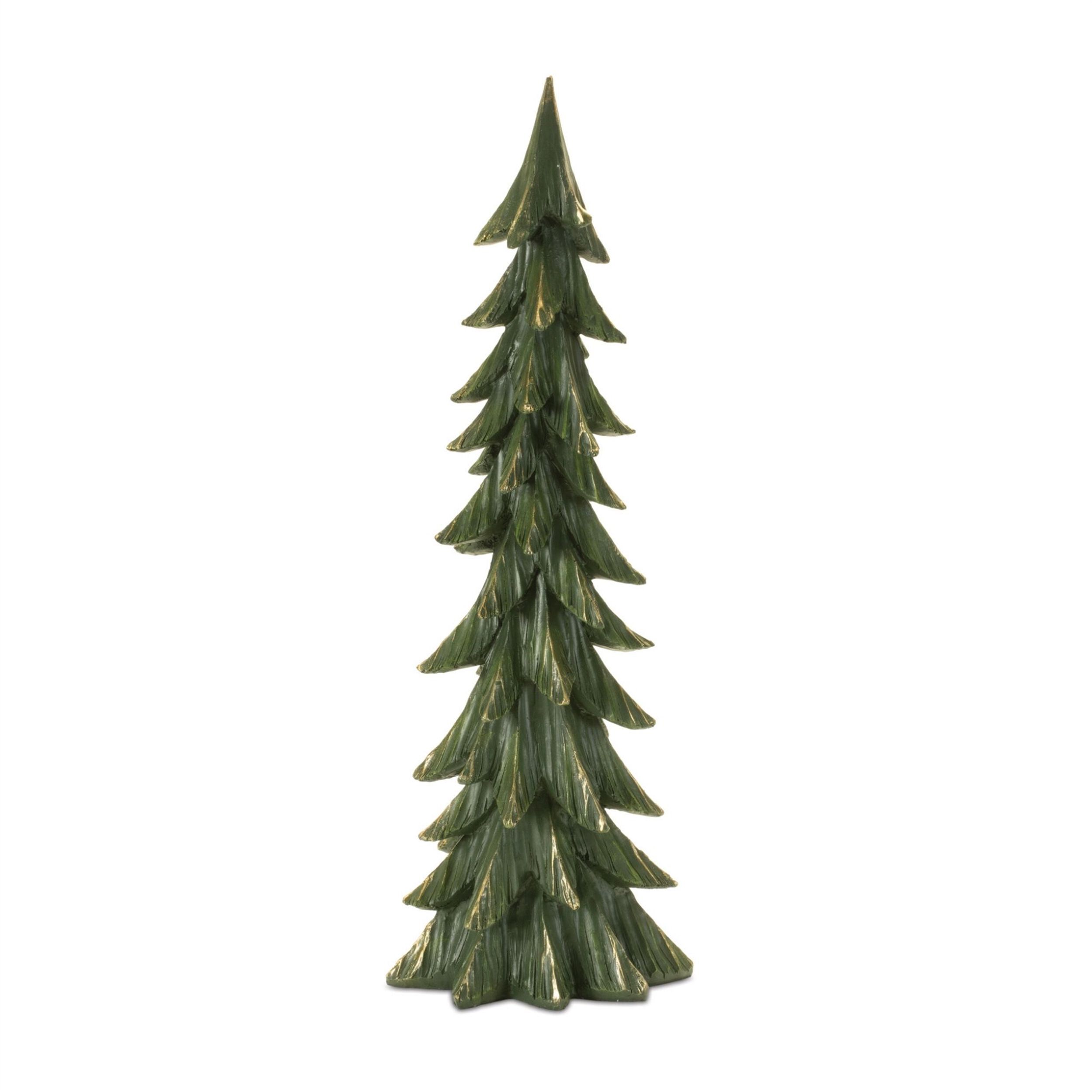 Holiday Pine Tree (Set of 3), GREEN GOLD, alternate image number 3