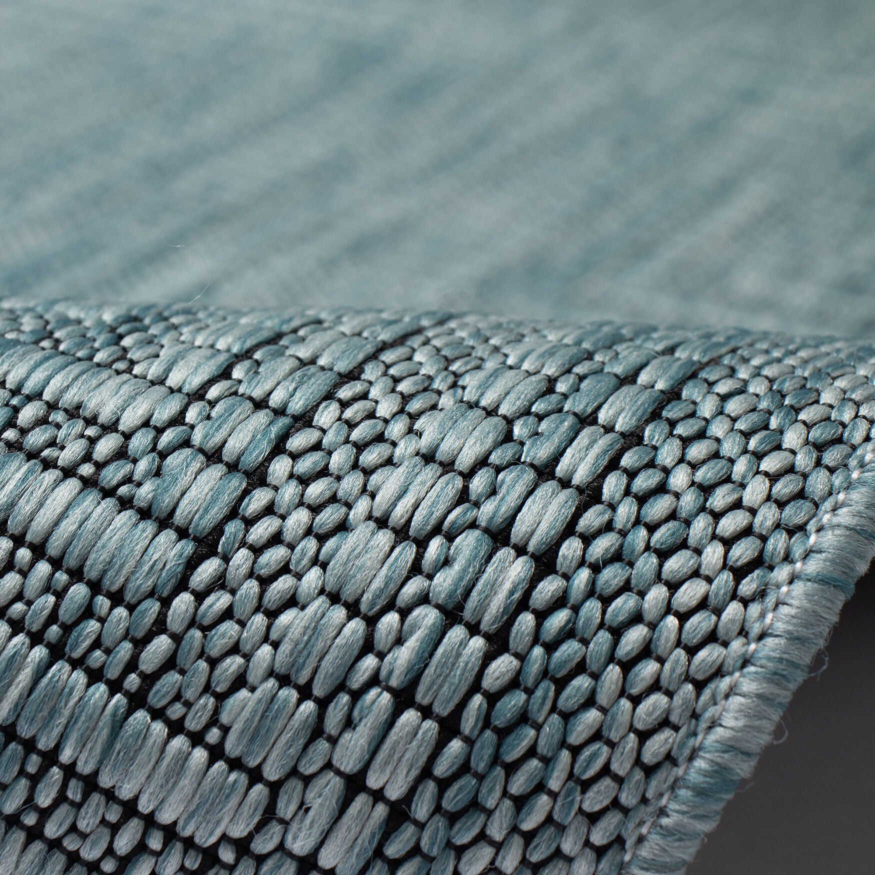 Soleil Maize Indoor/Outdoor Area Rug Aqua, , alternate image number 3