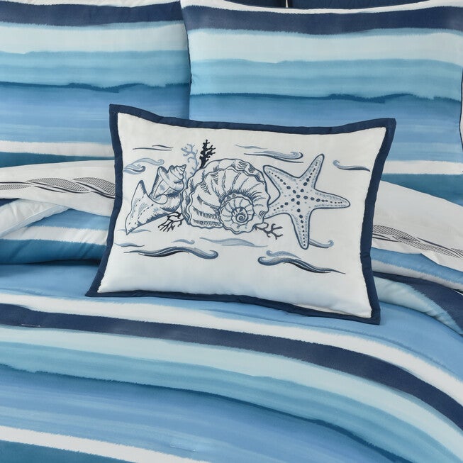 Balboa Boudoir Decorative Throw Pillow, BLUE, alternate image number null