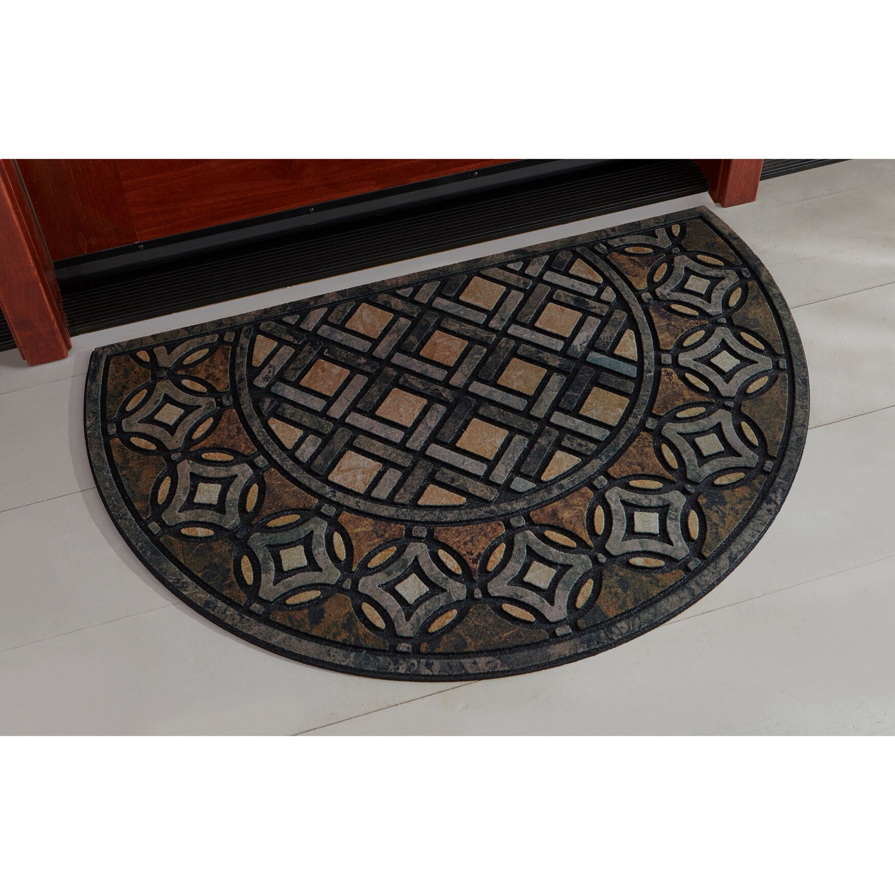 Deco Tile Slice Outdoor Mat, MULTI, hi-res image number 0