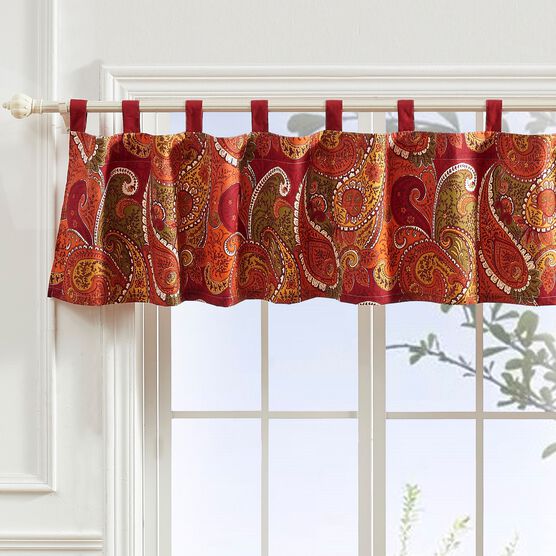 Tivoli Cinnamon Window Valance , CINNAMON, hi-res image number null