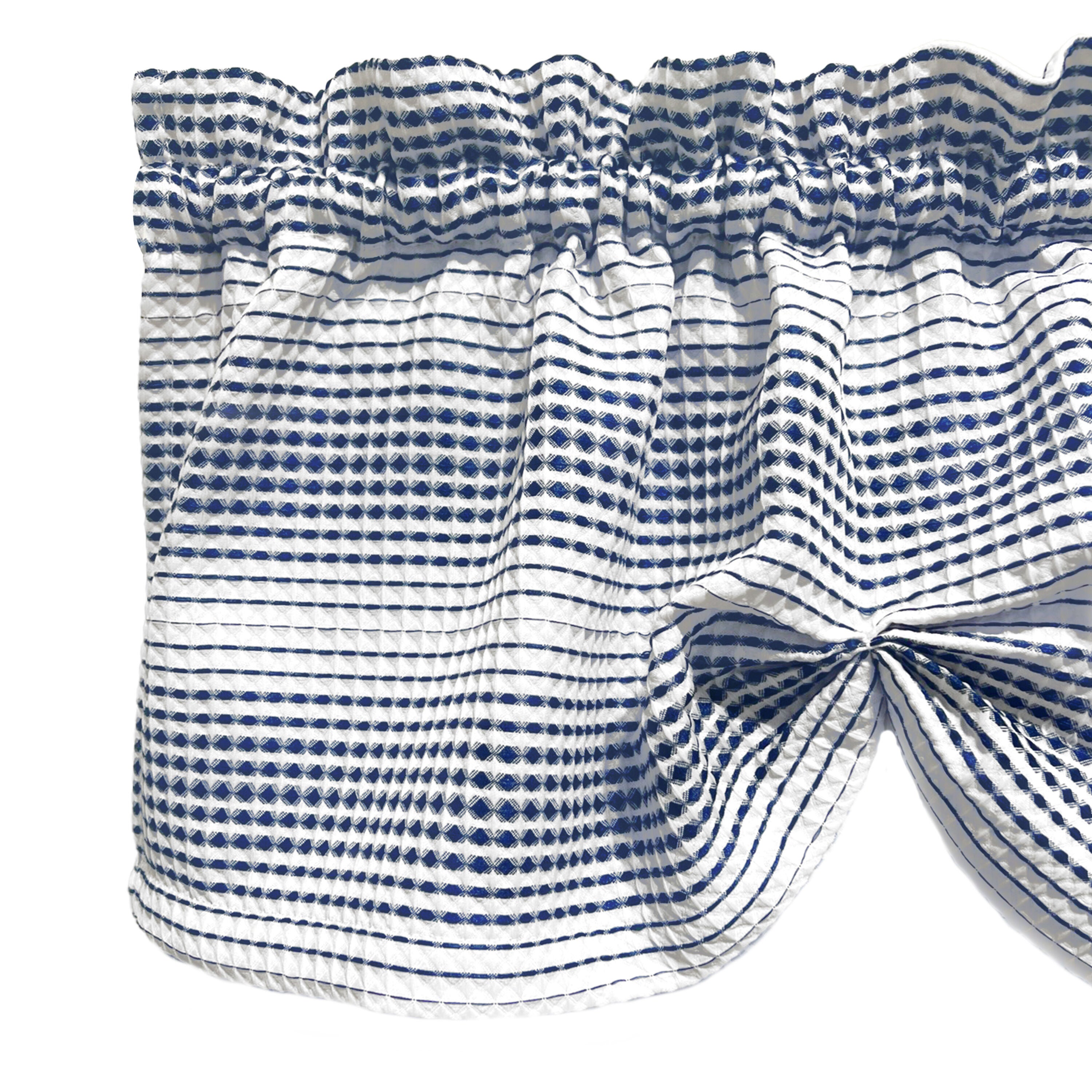 Gramercy Window Curtain Valance, NAVY, alternate image number 2