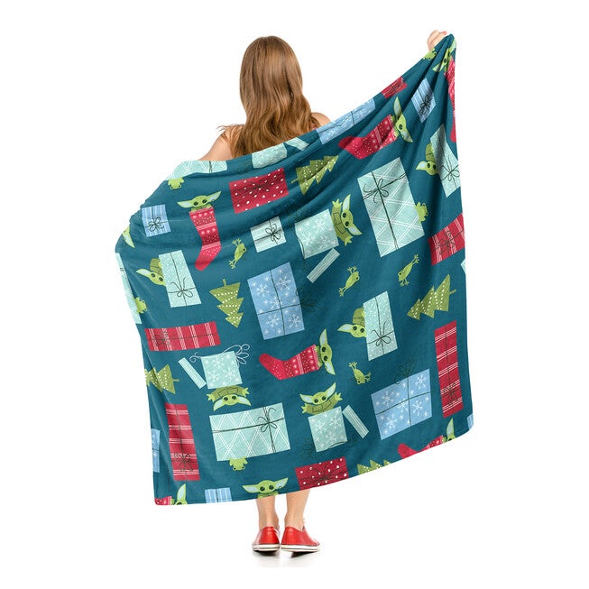 Star Wars: The Mandalorian Best Present Ever Silk Touch Throw Blanket, , alternate image number null