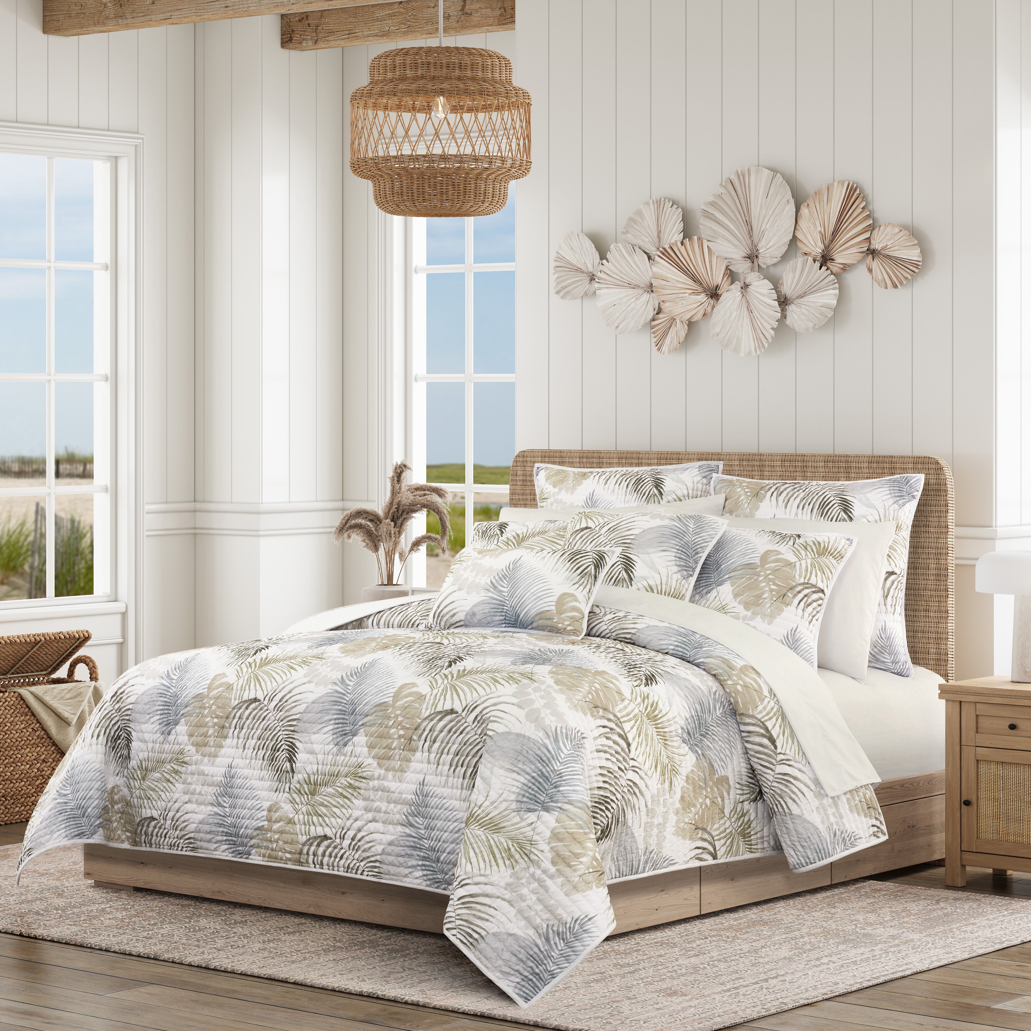 HATTERAS QUILT SET, NATURAL, hi-res image number 0