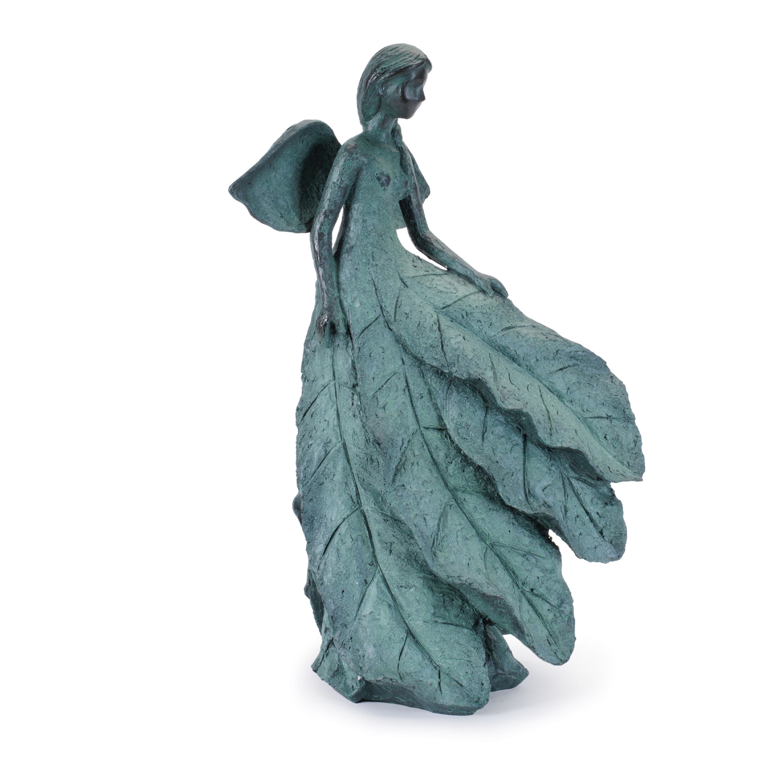 Stone Garden Fairy Statue Set of 2, GRAY BLUE, alternate image number 2