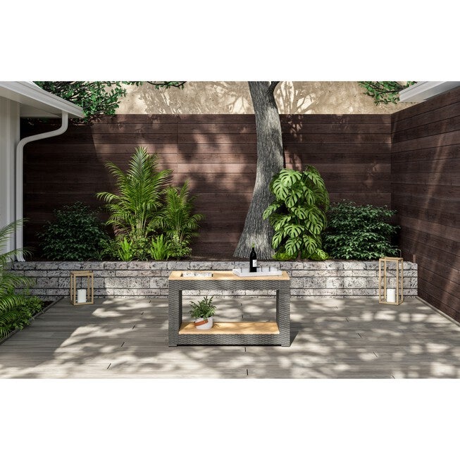 Boca Raton Outdoor Sofa Table, , alternate image number 2