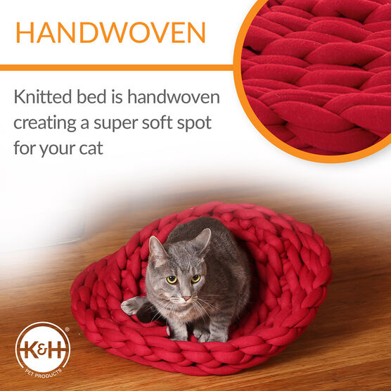 Knitted Pet Bed, , alternate image number null