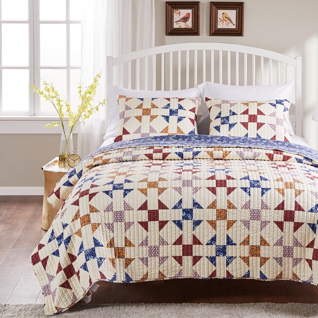 Savannah Ivory Quilt Set , IVORY, hi-res image number null