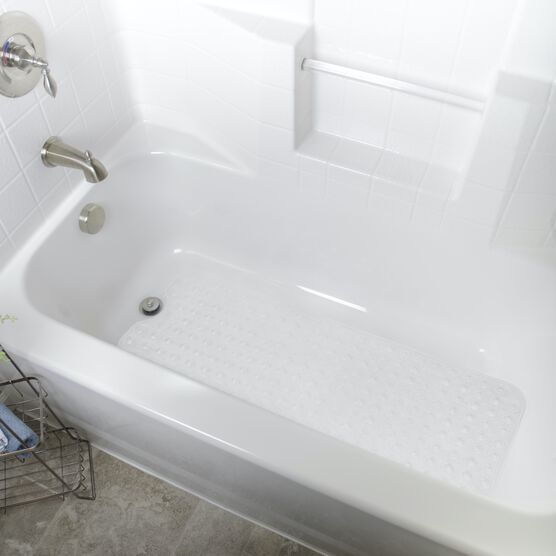 Jumbo Non-Slip Bath Tub and Shower Mat, Clear, , alternate image number null