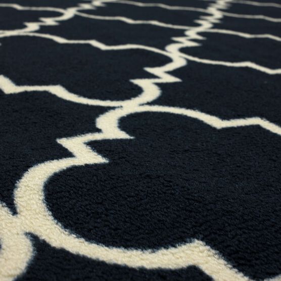 Fancy Trellis Navy 2' 6" X 3' 10", , alternate image number null
