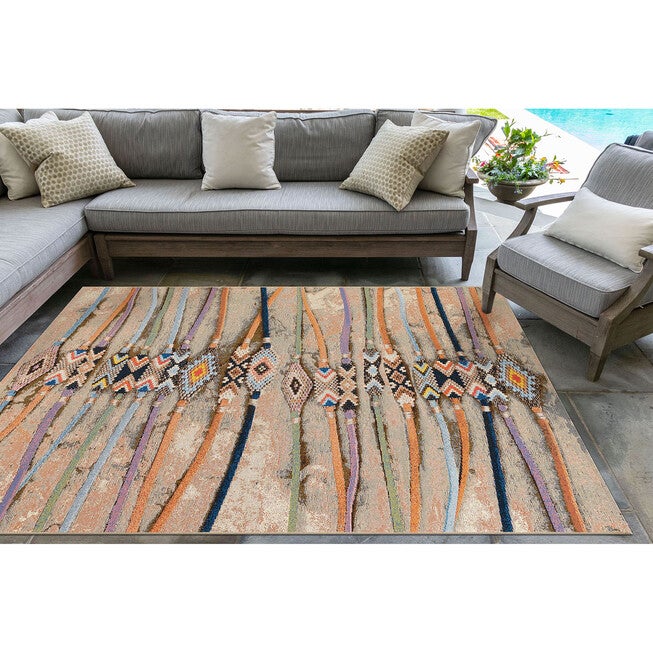 Liora Manne Marina Aztec Indoor/Outdoor Rug, , alternate image number null