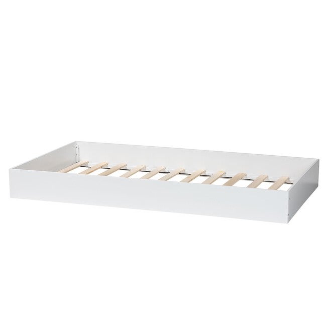 Baxton Studio Roni Modern White Wood Twin Trundle, WHITE, alternate image number null