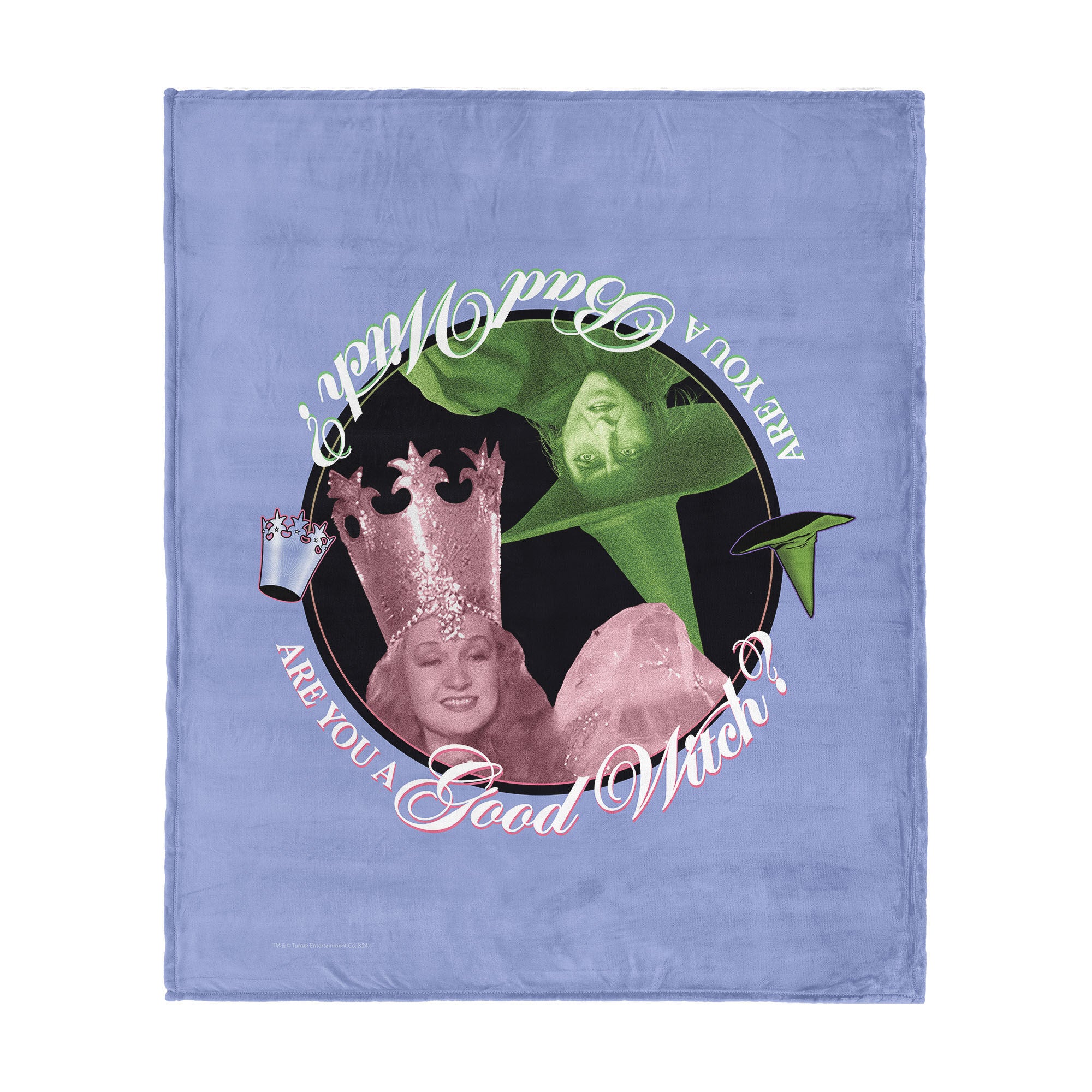 Warner Bros. The Wizard of Oz Good Witch Silk Touch Throw Blanket 50x60 Inches, WICKED THROW, hi-res image number 0
