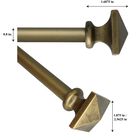 Heritage Leeds Window Curtain Rod Set Window, , alternate image number null