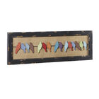 Multi Colored Wood Eclectic Birds Wall Decor, , alternate image number null