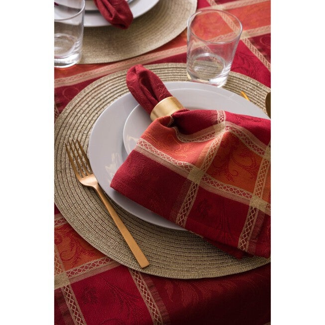 Harvest Wheat Jacquard Napkin, Set of 6, , alternate image number null