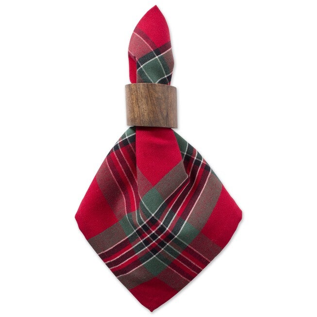 Holiday Plaid Napkin, Set of 6, , alternate image number null