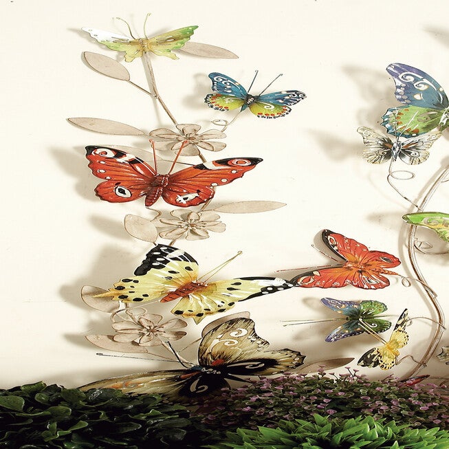 Multi Colored Metal Eclectic Wall Decor, , alternate image number null