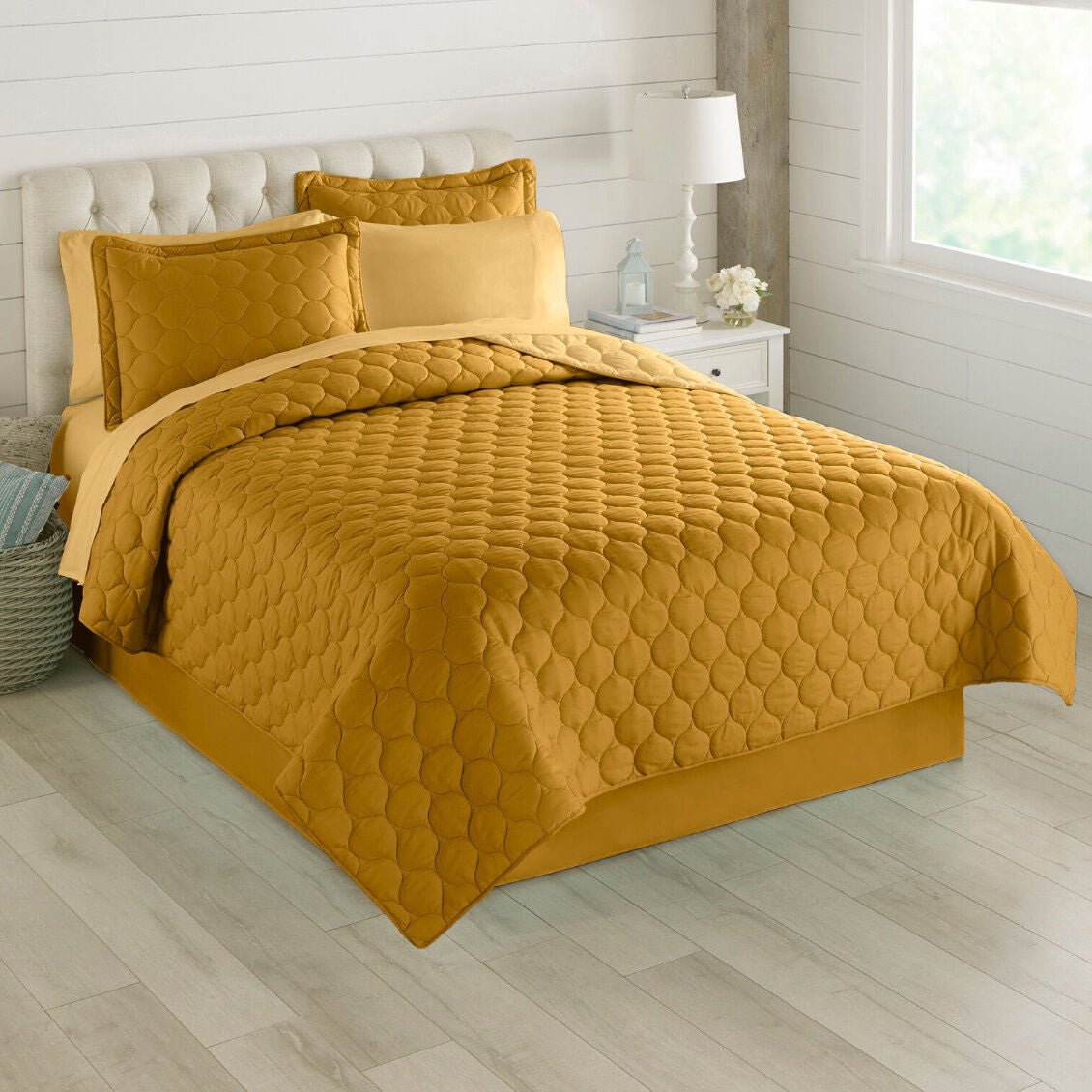 BH Studio Reversible Quilt, CHOCOLATE LATTE, alternate image number 6
