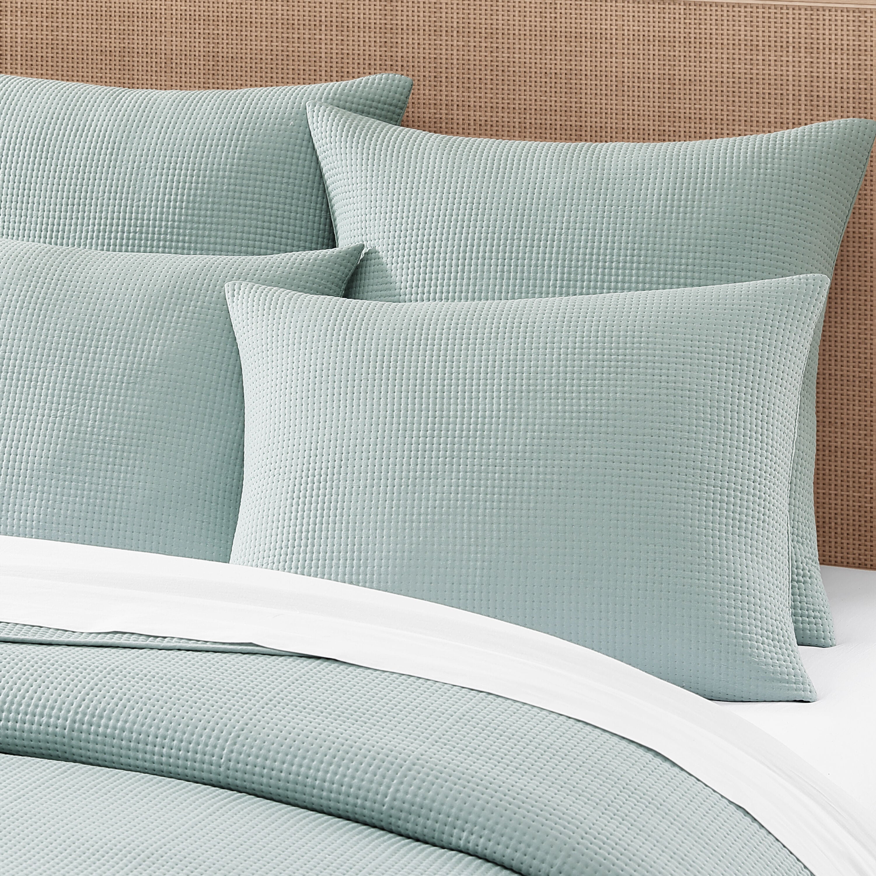 STILLWATER QUILT SET, AQUA, alternate image number 1